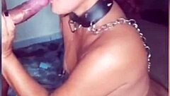 Casadinha Encoleirada Sendo Usada Pelo Dotado Tapa Na Cara Engasgo Chicote Asfixia Completo No Red