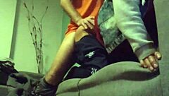 Blowjob and fucking on the sofa 😍