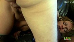 dirty blonde milf chats about face fucking and creampie