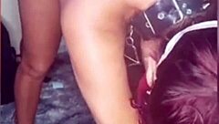 Casadinha Encoleirada Sendo Usada Pelo Dotado Tapa Na Cara Engasgo Chicote Asfixia Completo No Red