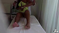 Wow, Camera Catches Wife Grabbing Therapist’s Cock During Real Tantric Massage!