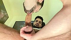 Intense Blowjob Captured from Below in Raw Action