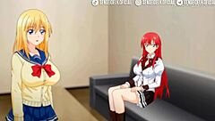 Dearest Blue Hentai Animation with Intense Teen Anal Action