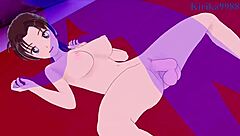 灰原哀和远山和叶在3D本子动画中激烈中出性爱，大奶