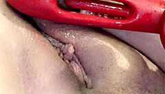 Deedee Stuffs Her Tight Fat Pussy with a Wild Vibrator