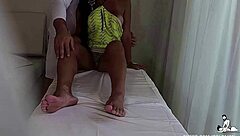 Wow, Camera Catches Wife Grabbing Therapist’s Cock During Real Tantric Massage!