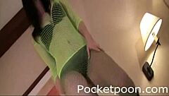 I squirt through pantyhose using toys and handjob