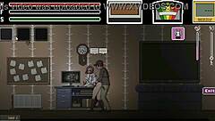 yo, check this guy banging a hot lady in ryona hentai game!