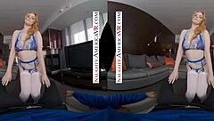 Penny Pax dari Naughty America kongkek awak kuat gila dalam VR panas