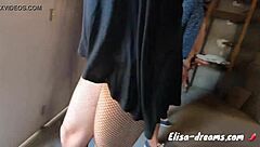 Getting naughty with my new lover in a garage, wow! 😜