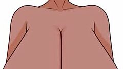 Hentai speed painting featuring big tits and adorable characters.