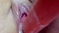 this exotic milf shows how to masturbate in her doll room, cumming intensely