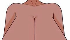 Hentai speed painting featuring big tits and adorable characters.