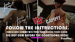 오마이갓 스텝패밀리 캐미 컴필레이션 12 거대한 3D 자지들