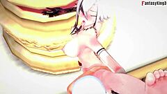 Arlecchino裸体被肏，Ahegao风格！原神熟女POV在Sheer Fantasyking3上！