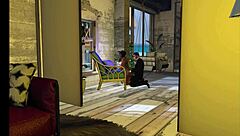 Sneaking for a quick romp at my BFF's wedding got me caught