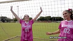 Soccer Trainer Makes Chicks Squirt!