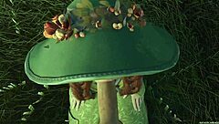 feeling the pleasure of big tits and blowjob in hentai