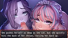 harem game ep 19, ghost n maid blowin me together