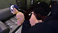 watch the black man fuck batwoman's ass and pussy in second life