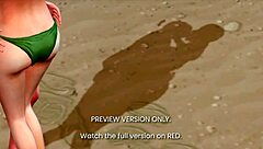 DOA 3 3D 变态海滩性爱预览，顽皮户外乐趣