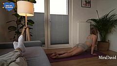 Isn't yoga and pussy stretching with Mira David the perfect sweaty combo?