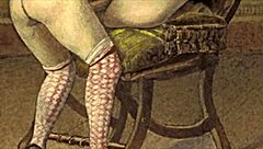 vintage erotic cartoon illustration from anime hentai.