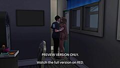 Naughty backstage fun in 3d hentai preview?