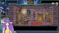 Witch Trainer Silver Part 14: Brunette Asian with Big Tits in Hentai Action.