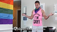 manroyale gay pride fuck with big cock action