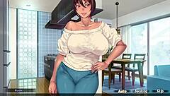 Hey, I got caught fapping to my stepmom's friend in this anime hentai with big tits blowjob! 😏