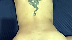 My friend slams my ass hard, pain mixes with hot cum inside.