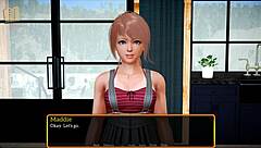 My New Family Shows Off Big Tits in Homemade Clip