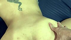 My friend slams my ass hard, pain mixes with hot cum inside.