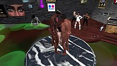 The elite social club features dancing and group activities