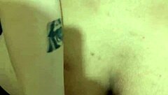 My friend slams my ass hard, pain mixes with hot cum inside.