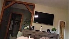 Intimate Sextape Captures Beautiful Wife and Husband in Passionate Creampie Action at Home