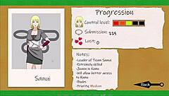 Big tits milf slut Karui gets hardcore handjob and tit fuck in Jikage Rising arc 2 episode 11 anime hentai.