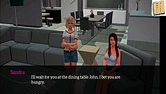 MILF gets fucked by big cock in family scene