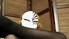 Fétichisme collants solo en POV, trop excitée !