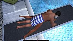 Taken At The Public Swimming Pool Jumping Board 2
