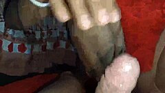 enjoying homemade fun with indian village girl on ranch