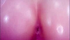 How long can you last watching this thick PAWG ride a huge dildo to climax?!