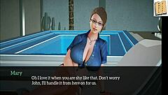 MILF gets fucked by big cock in family scene