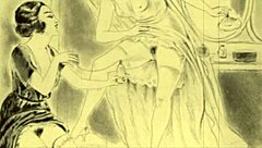 vintage hentai drawings come alive with steamy scenes