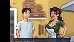 Azione hentai bollente in Summertime Saga 122