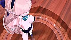 i'm watching this 3d cartoon anime hentai with toki