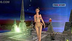 yo, check this animated 3d indian teen striking sexy poses everywhere!