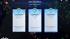 Check out giant naked space waifu in hentai game!