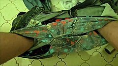 gay jackoff cum everywhere on me